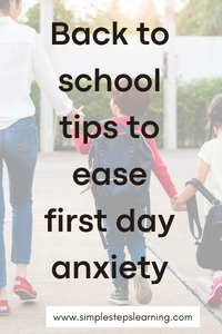 Back to school tips to ease back to school anxiety