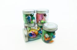 One playdough jar delivered to your door each and every month!