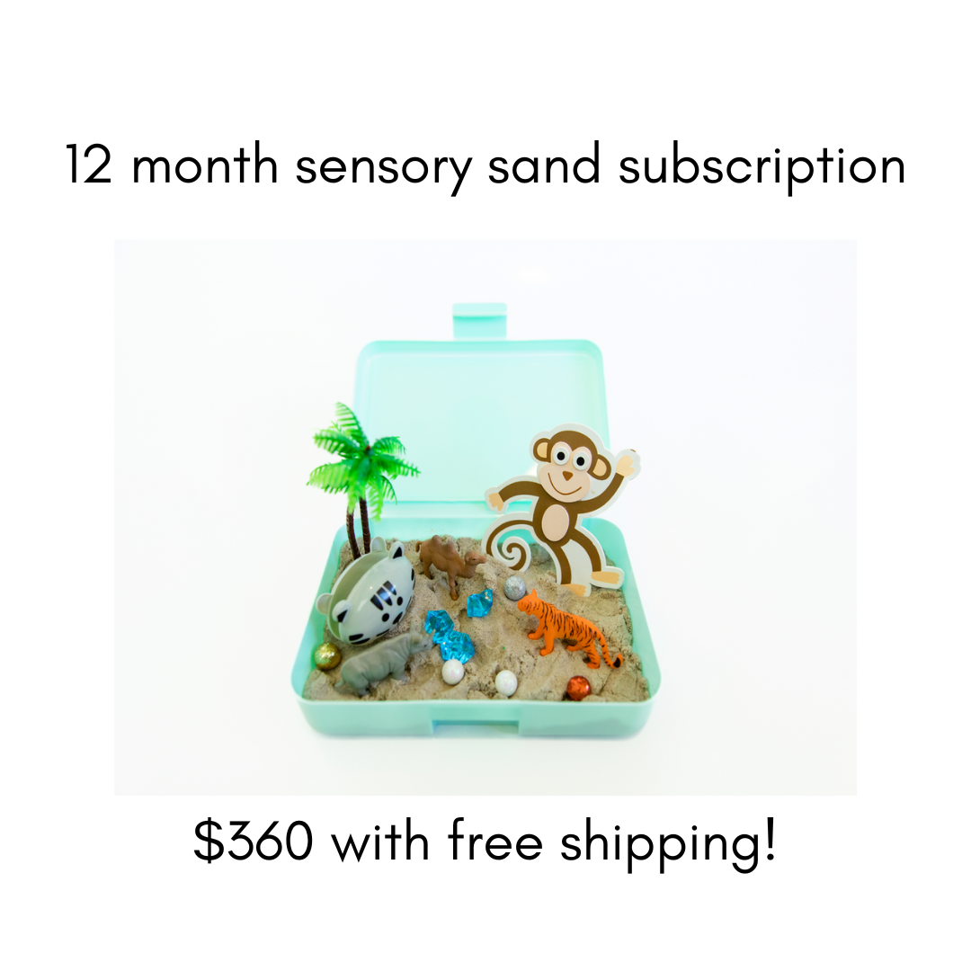 12 month prepaid sensory sand subscription