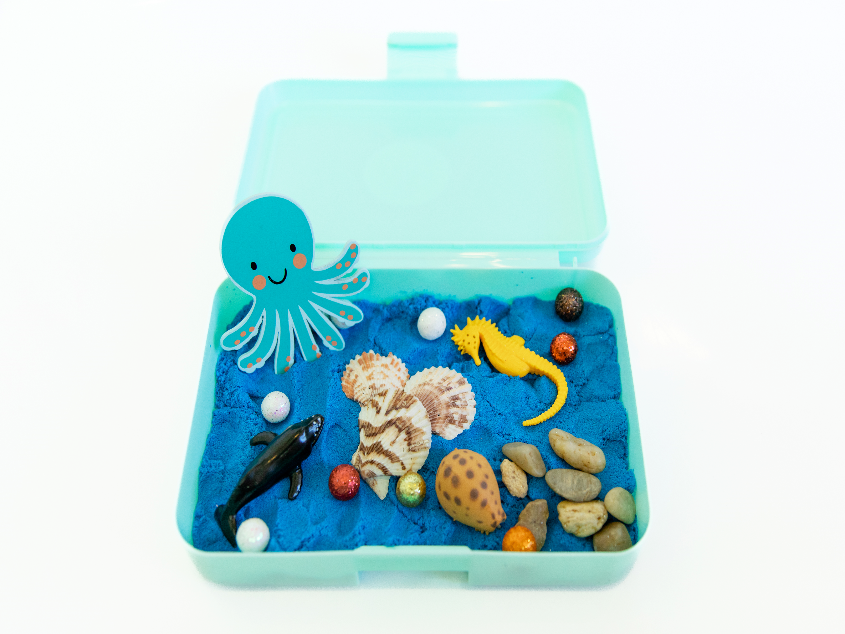3 month Sensory Sand Sensory Bin- Perfect for kids 3-8- Makes a great holiday gift