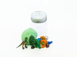 Dinosaur Playdough Jar