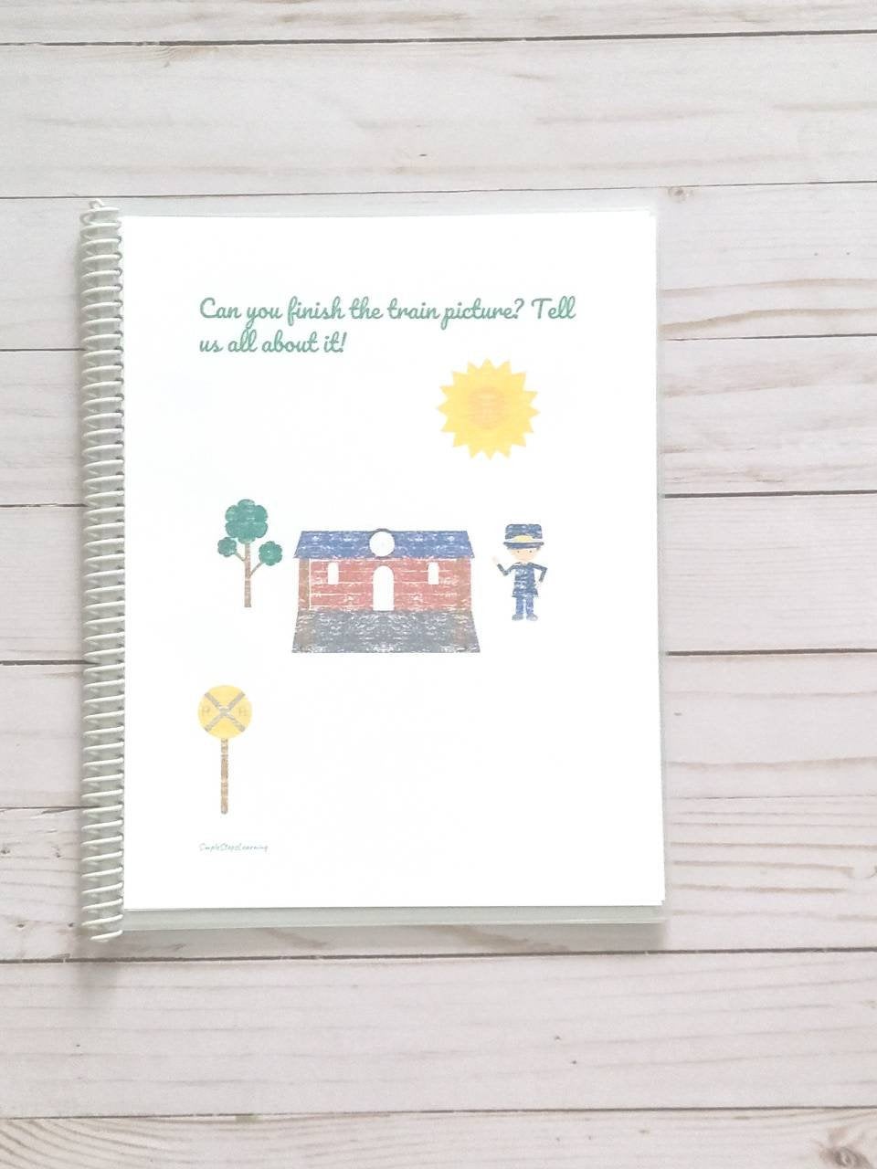 Train Themed Toddler Busy Book